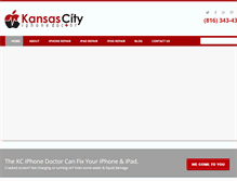 Tablet Screenshot of kciphonedoctor.com